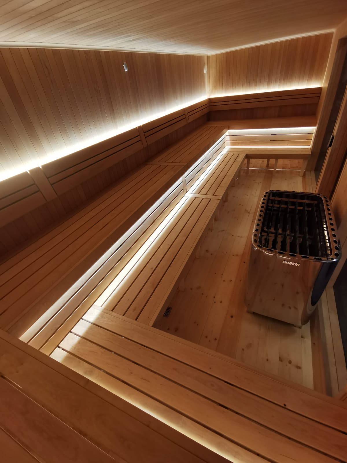 Premium Sauna til 20 personer til saunagus Fuld tilbud klar til brug 600x255cm - Image 6