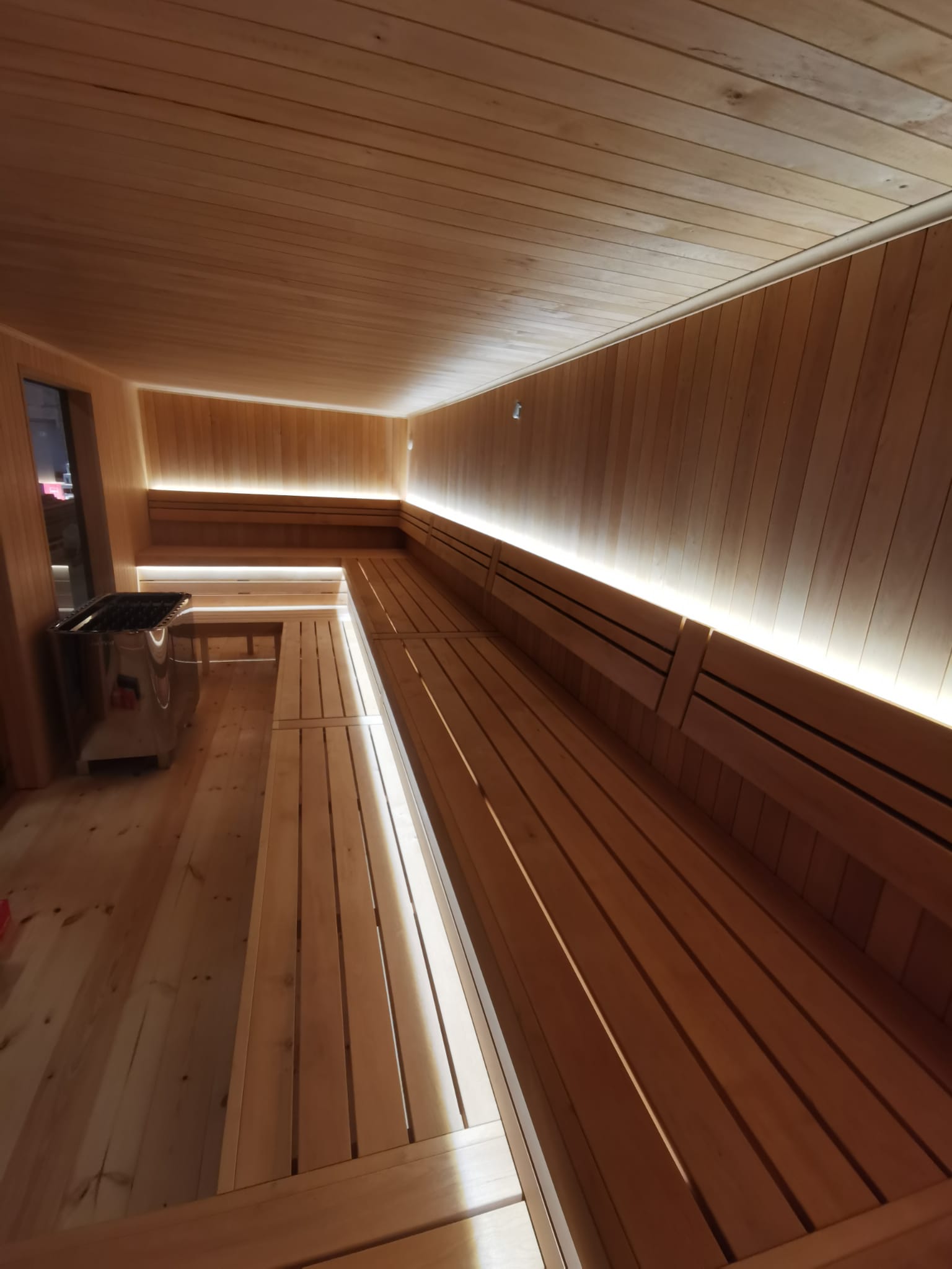 Premium Sauna til 20 personer til saunagus Fuld tilbud klar til brug 600x255cm - Image 4