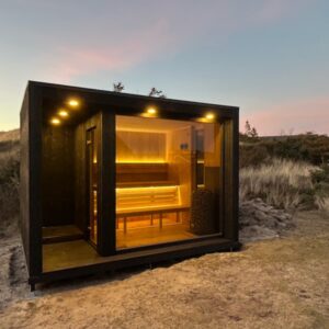 Premium klass Firkante sauna med bruss