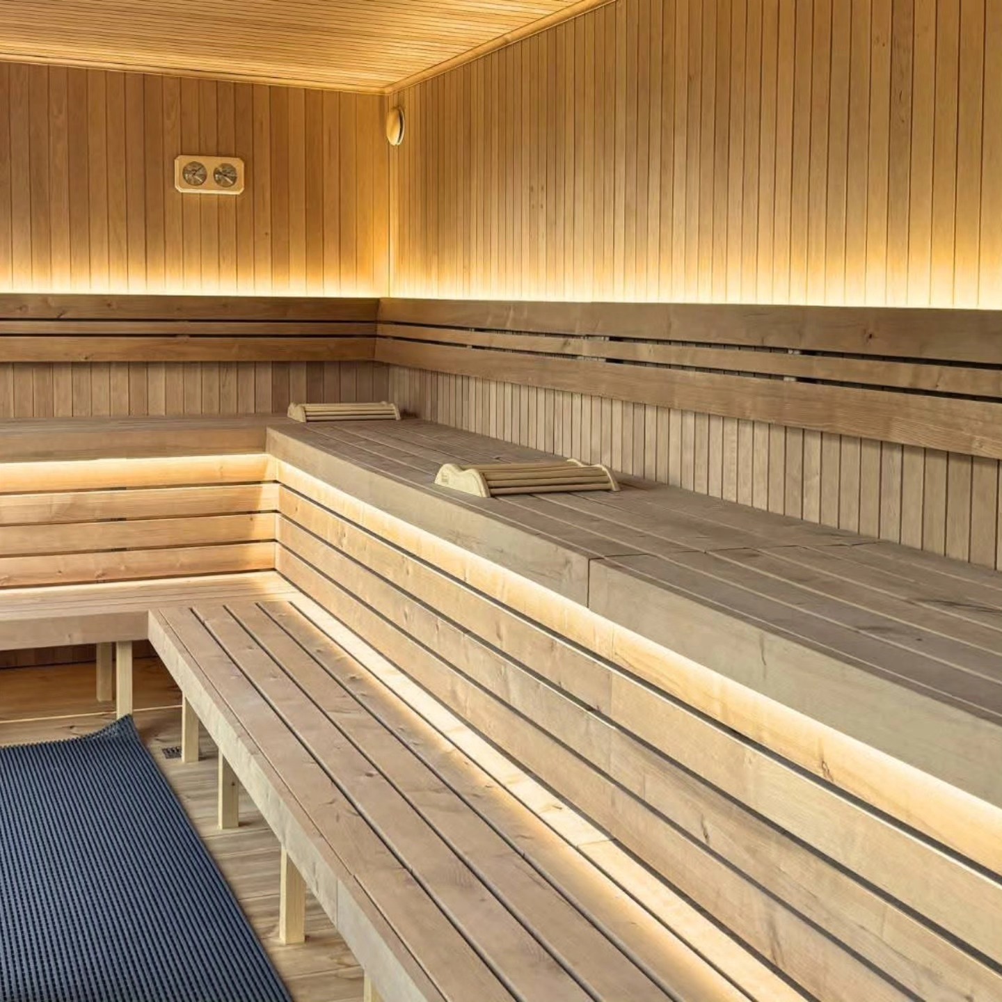 Eksklusivt tilbud på stor sauna! Sauna 600x255 med 20kw ovn til 15-20 personer - Billede 3