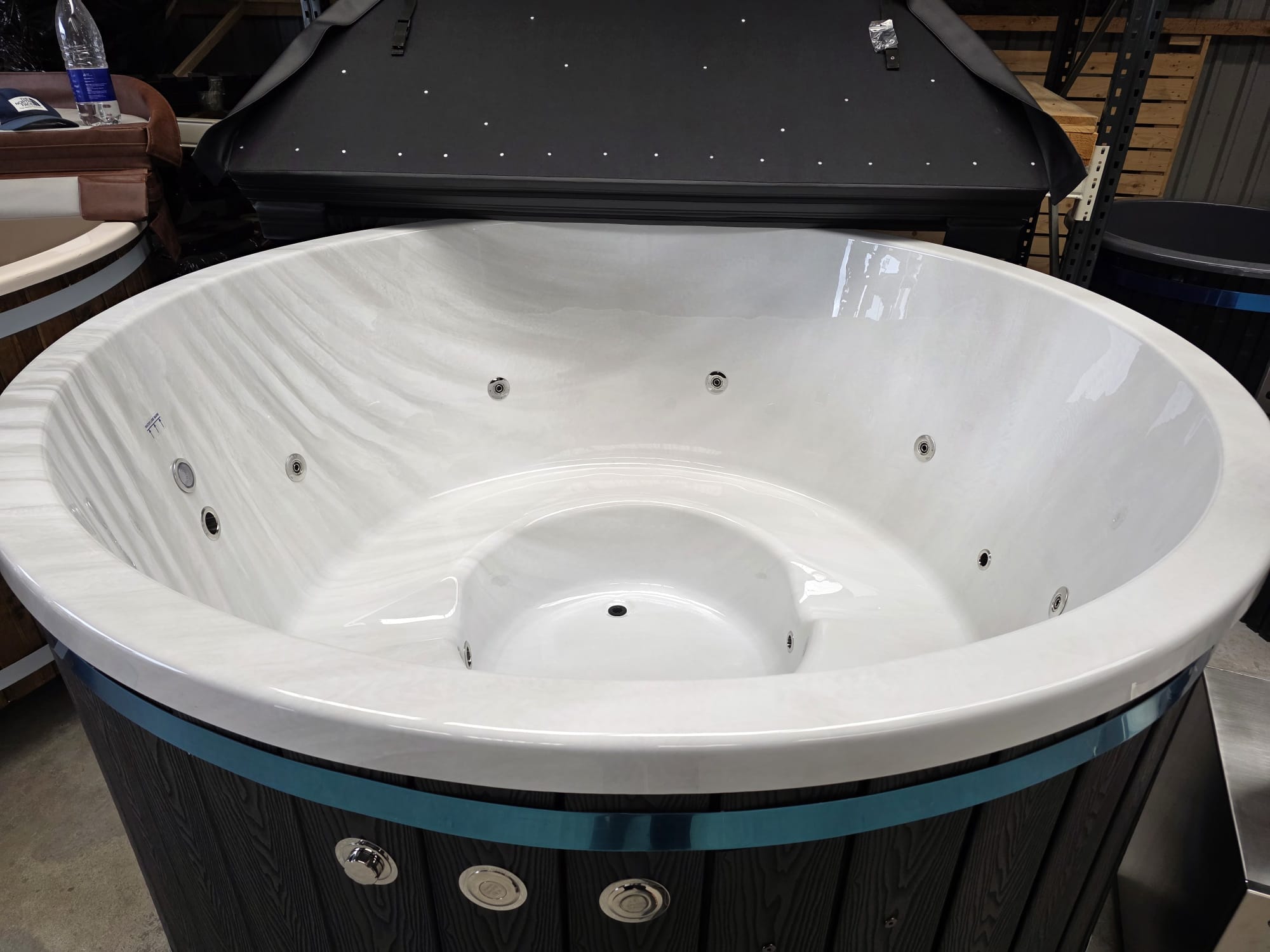 Luksus Classic Vildmarksbad – Ø200 cm (Hvid Indsats) - Billede 2