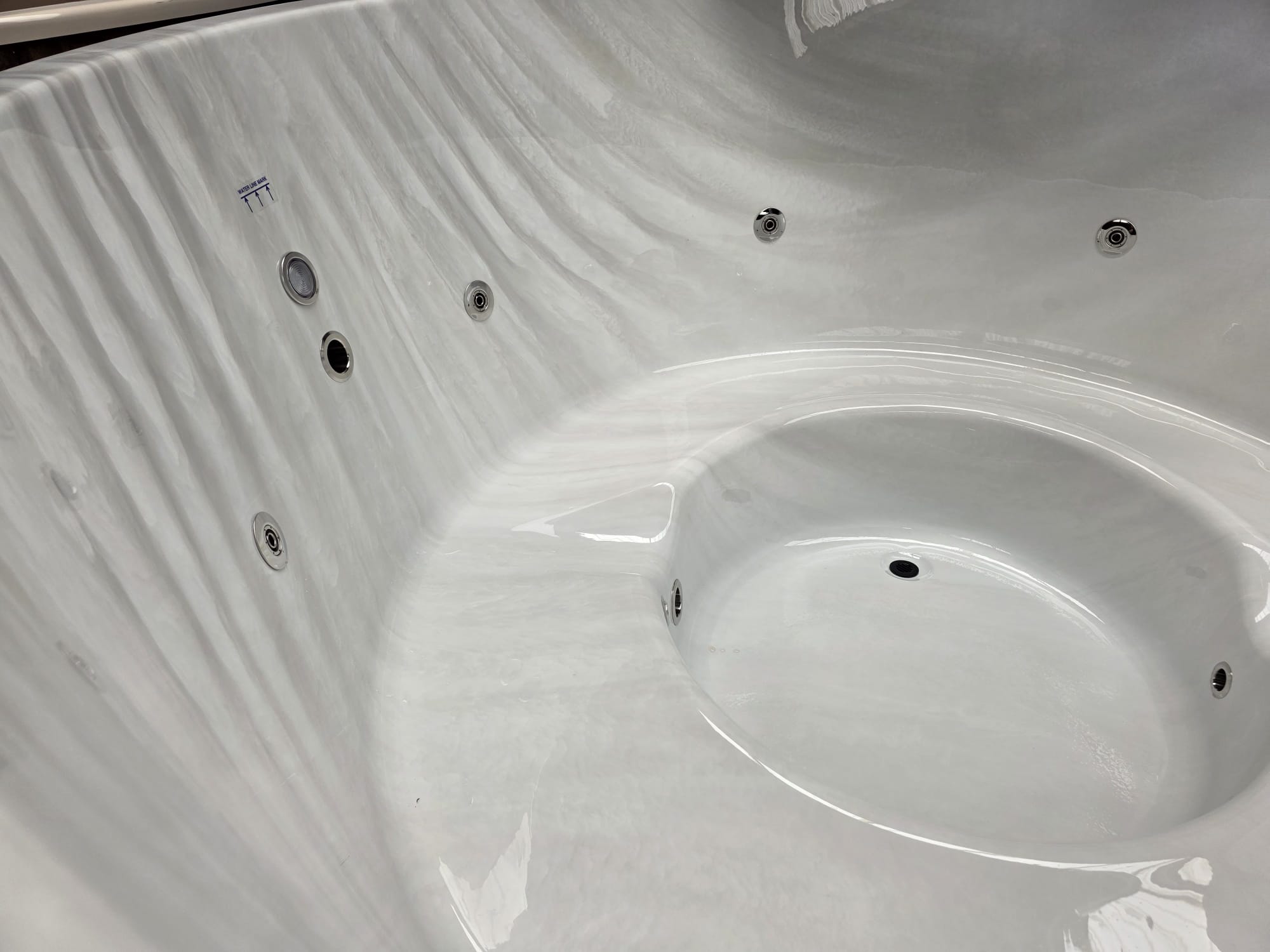 Luksus Classic Vildmarksbad – Ø200 cm (Hvid Indsats) - Billede 3
