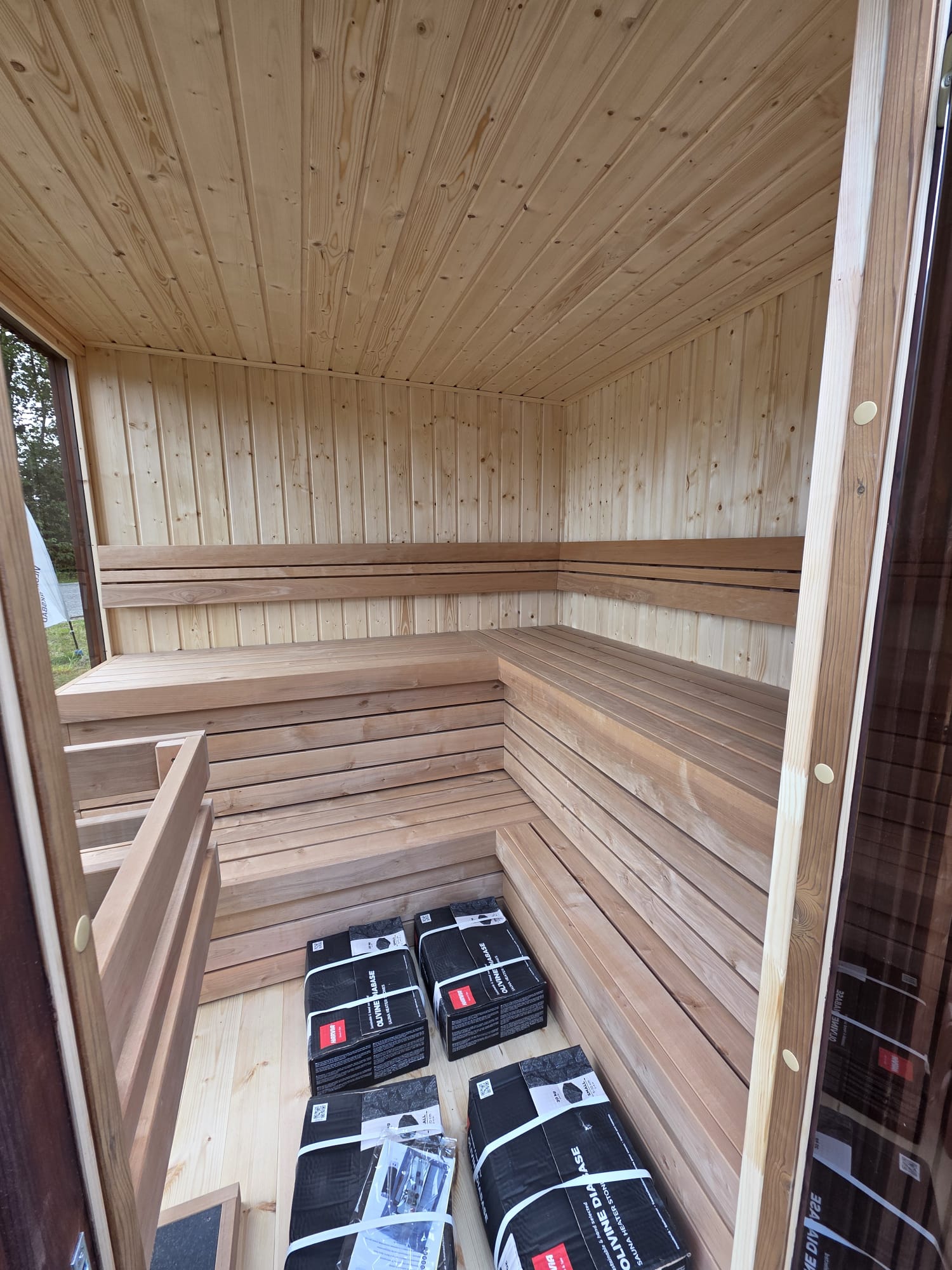 Luksus Panorama Sauna – 230 × 230 cm - Billede 5