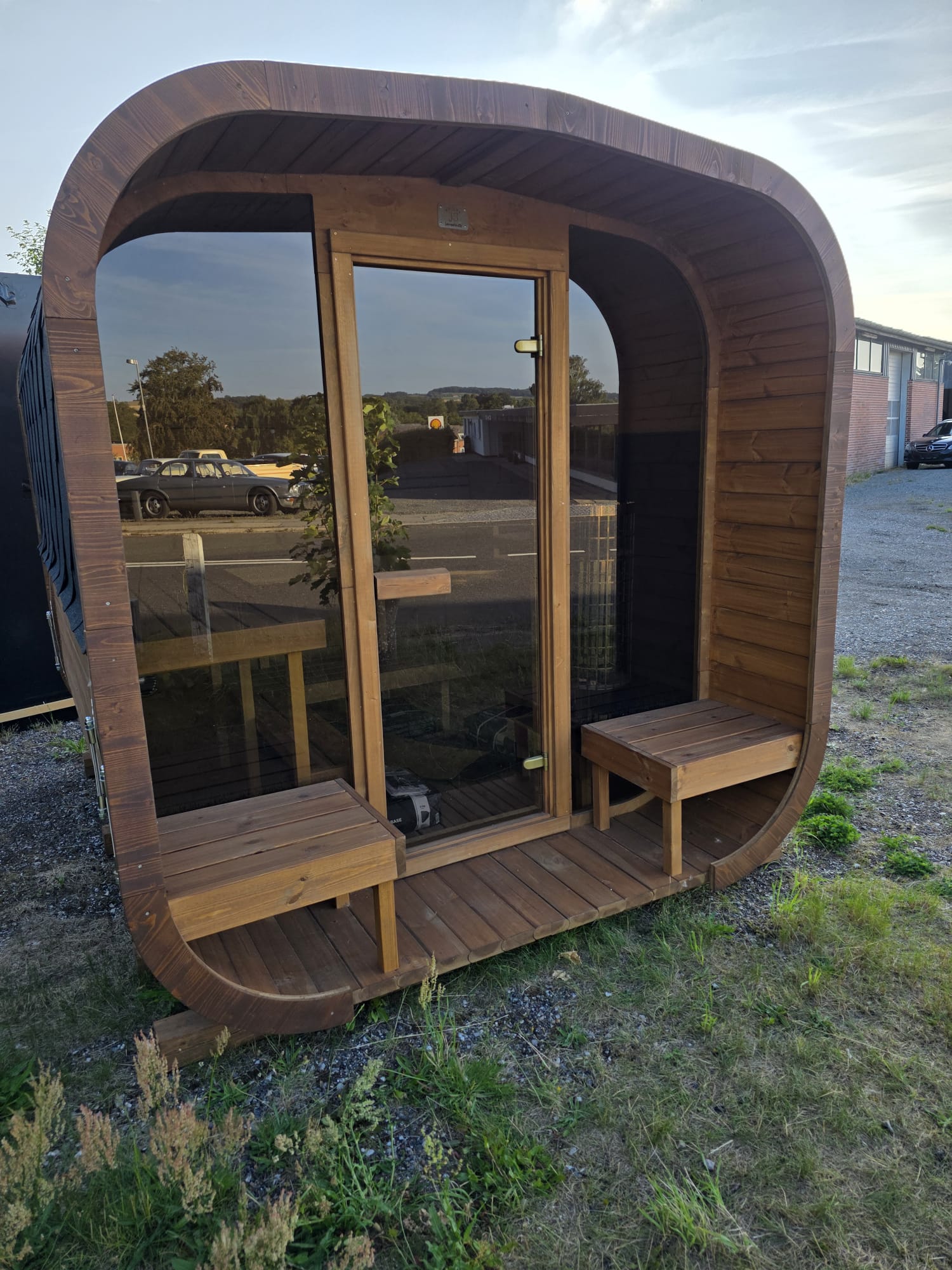 CUBE PLUS 270 PANORAMA SAUNA – PERFEKT TIL 6–7 PERSONER - Billede 2