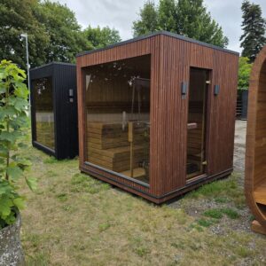 Luksus Panorama Sauna – 230 × 230 cm