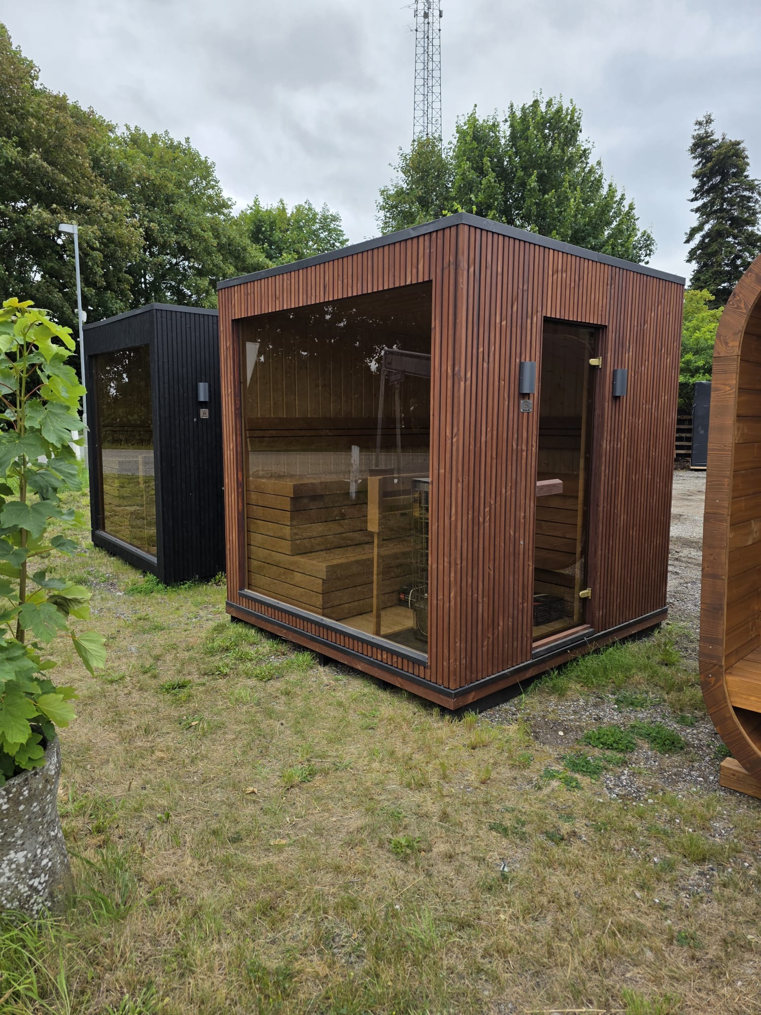 Luksus Panorama Sauna – 230 × 230 cm