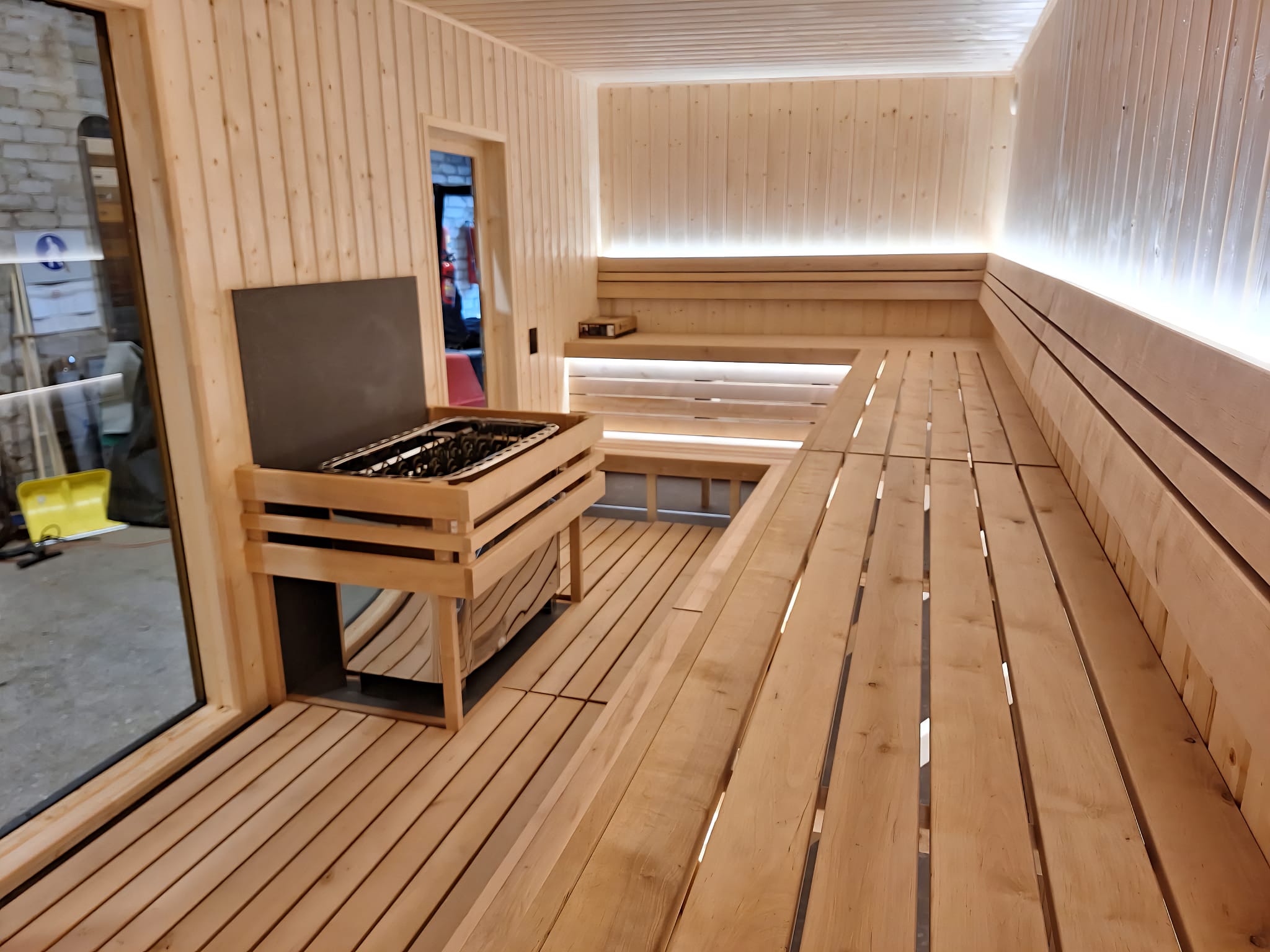 Kommerciel Sauna 6,0 m – Harvia Club Pro 20 kW med WiFi - Image 9