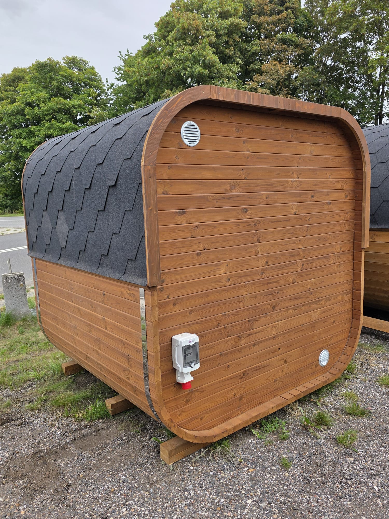 Termowood Cube 200 med Harvia Spirit 9 kw wifi ovn - Image 4