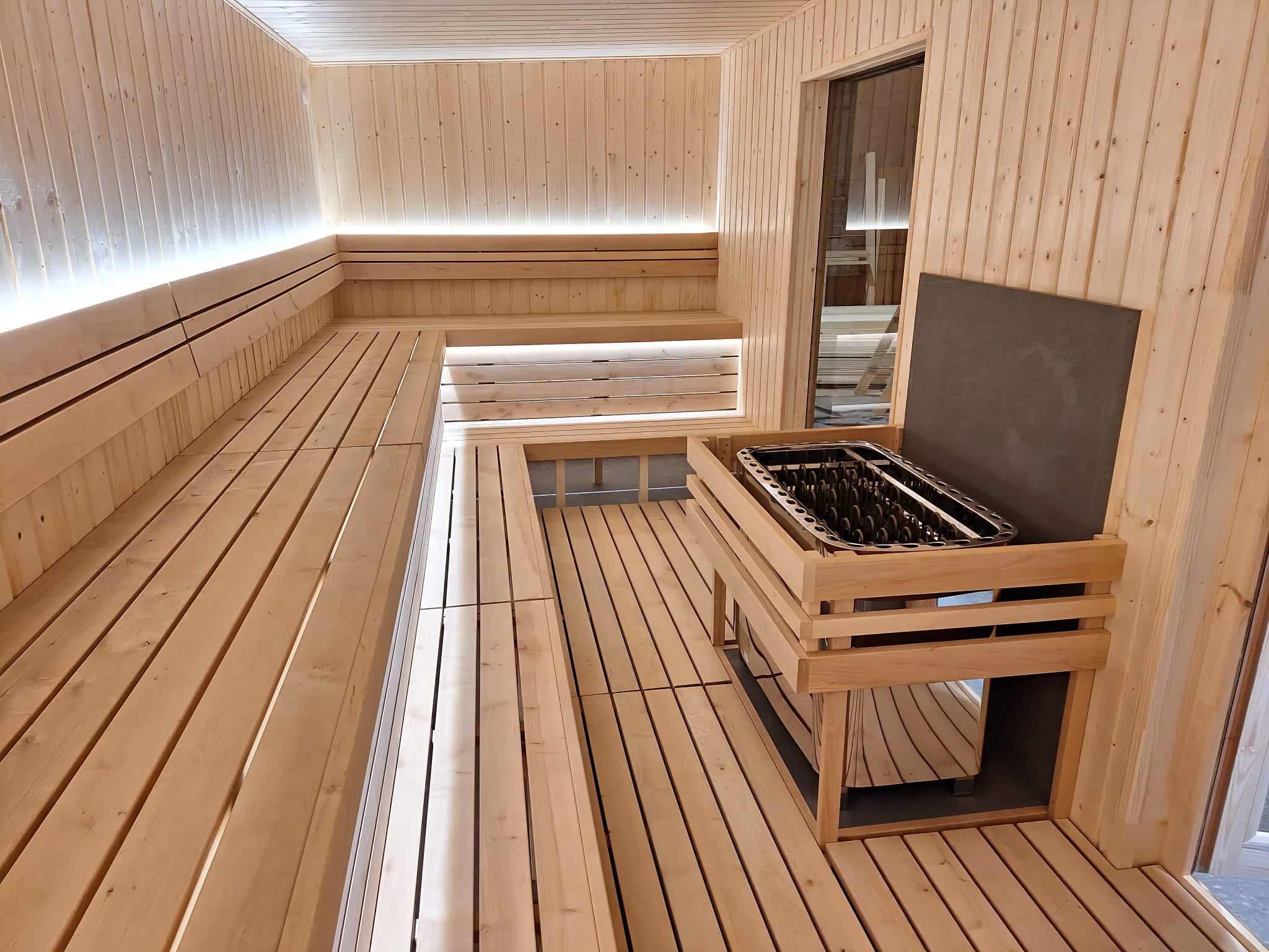 Kommerciel Sauna 6,0 m – Harvia Club Pro 20 kW med WiFi - Image 5