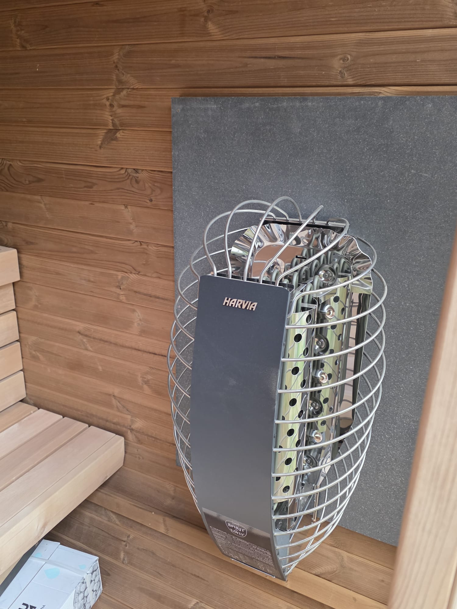 Termowood Cube 200 med Harvia Spirit 9 kw wifi ovn - Image 2